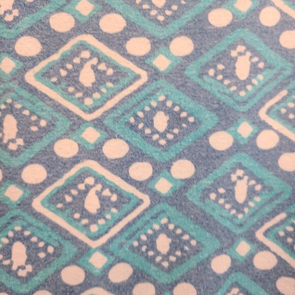 Lularoe Julia Blue White Geometric EUC 3XL - Picture 2 of 3
